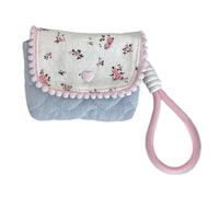 Bolsa de algodón con estampado floral de moda para cámara, bolsa portátil para monedas, dinero en efectivo, bolsas de transporte para actos al aire libre