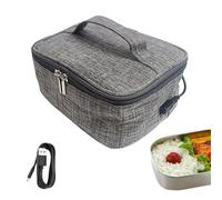 Bolsa De Alimentos Aislados - Caja De Almuerzo Térmica | Bolsas De Calor De Alimentos De Microondas, Calentadores De Alimentos Portátiles, Caja De Almuerzo Con Calefacción Actualizada, Horno Personal