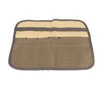 Bolsa de Almacenaje para Cubiertos, Organizador Colgante de Mesa, Color Lona, Portátil 36.5x30cm - Material Durable, Múltiples Bolsillos, Uso para Picnic y Barbacoa