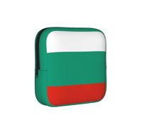 Bolsa de almacenamiento a prueba de épocas con bandera búlgara, funda de viaje de higiene femenina para toallas sanitarias, bolsa mensural discreta para bolso de oficina