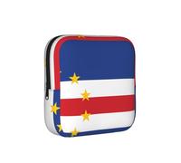 Bolsa de almacenamiento a prueba de épocas, con diseño de bandera de Cabo Verde, funda de viaje para toallas sanitarias, discreta bolsa mensural para bolso de oficina