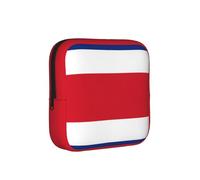 Bolsa de almacenamiento a prueba de épocas, con diseño de bandera de Costa Rica, funda de viaje para toallas sanitarias, discreta bolsa mensural para bolso de oficina
