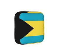 Bolsa de almacenamiento a prueba de épocas, con diseño de bandera de las Bahamas, funda de viaje para toallas sanitarias, discreta bolsa mensajera para bolso de oficina