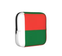 Bolsa de almacenamiento a prueba de épocas, con diseño de bandera de Madagascar, funda de viaje para toallas sanitarias, discreta bolsa mensural para bolso de oficina