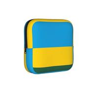 Bolsa de almacenamiento a prueba de épocas, con diseño de bandera de Ruanda, funda de viaje para toallas sanitarias, discreta bolsa mensural para bolso de oficina