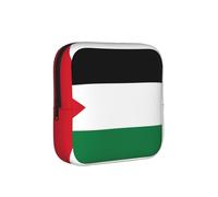 Bolsa de almacenamiento a prueba de épocas, con diseño de bandera del Estado de Palestina, funda de viaje para toallas sanitarias, discreta bolsa mensural para bolso de oficina