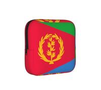 Bolsa de almacenamiento a prueba de épocas con la bandera de Eritrea, funda de viaje de higiene femenina para toallas sanitarias, bolsa mensural discreta para bolso de oficina