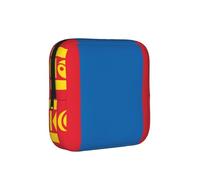 Bolsa de almacenamiento a prueba de épocas con la bandera de Mongolia, funda de viaje para toallas sanitarias, discreta bolsa mensural para bolso de oficina