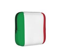 Bolsa de almacenamiento a prueba de épocas con la bandera italiana, funda de viaje para toallas sanitarias, discreta bolsa mensural para bolso de oficina