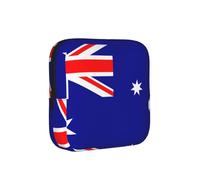 Bolsa de almacenamiento a prueba de épocas de la bandera australiana, funda de viaje de higiene femenina para toallas sanitarias, bolsa mensural discreta para bolso de oficina