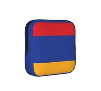 Bolsa de almacenamiento a prueba de épocas de la bandera de Armenia, funda de viaje de higiene femenina para toallas sanitarias, bolsa mensural discreta para bolso de oficina