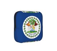 Bolsa de almacenamiento a prueba de épocas de la bandera de Belice, funda de viaje de higiene femenina para toallas sanitarias, bolsa mensural discreta para bolso de oficina