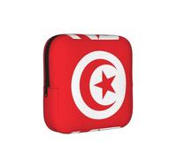 Bolsa de almacenamiento a prueba de épocas de la bandera de Túnez, funda de viaje de higiene femenina para toallas sanitarias, bolsa mensural discreta para bolso de oficina