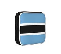 Bolsa de almacenamiento a prueba de épocas, diseño de bandera de Botswana, funda de viaje para toallas sanitarias, discreta bolsa mensajera para bolso de oficina