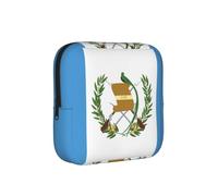 Bolsa de almacenamiento a prueba de épocas, diseño de bandera de Guatemala, funda de viaje para toallas sanitarias, discreta bolsa mensural para bolso de oficina