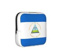 Bolsa de almacenamiento a prueba de épocas, diseño de bandera de Nicaragua, funda de viaje para toallas sanitarias, discreta bolsa mensural para bolso de oficina