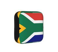 Bolsa de almacenamiento a prueba de épocas, diseño de bandera de Sudáfrica, funda de viaje para toallas sanitarias, bolsa mensural discreta para bolso de oficina