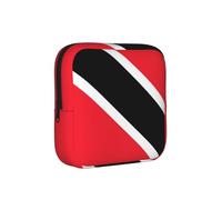 Bolsa de almacenamiento a prueba de épocas, diseño de bandera de Trinidad y Tobago, funda de viaje para toallas sanitarias, bolsa de transporte discreta para bolso de oficina
