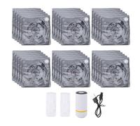 Bolsa de almacenamiento al vacío de filamento para impresora 3D, 30 paquetes con bomba eléctrica USB, kit de almacenamiento de filamento a prueba de luz de 126x134 pulgadas para