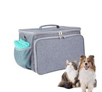 Bolsa de almacenamiento al vacío para aseo de perros, soporte para aspiradora de aseo de perros y mascotas, bolsa protectora, funda de transporte de viaje de gran capacidad para cortaúñas, cepillo de