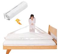 Bolsa de almacenamiento al vacío para colchón, ahorro de espacio, bolsa selladora de doble cremallera, protector de colchón para almacenamiento en movimiento, 2 tamaños opcionales (180 x 85 x 30 cm)