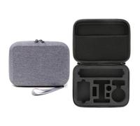Bolsa de almacenamiento antipresión antigolpes para cámara Insta360 GO Ultra, bolsa de nailon EVA con forro personalizado, bolsillo interno de malla, doble cremallera y cuerda de mano para viajes y
