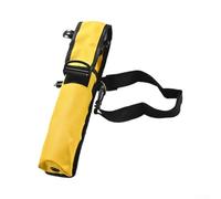 Bolsa de almacenamiento cilíndrica de buceo para tanque de 0,5 L, funda protectora portátil con asa, bolsa de equipo de poliéster para esnórquel (amarillo)