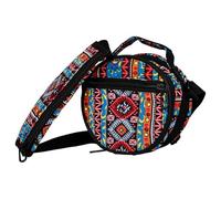 Bolsa de almacenamiento colorida para batería con protección acolchada y bolsillos exteriores para accesorios