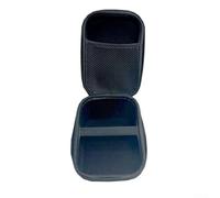 Bolsa de almacenamiento compacta y para monitor de presión arterial con funda rígida de EVA e interior de terciopelo, diseñada para un transporte seguro y un almacenamiento cómodo (todo negro)