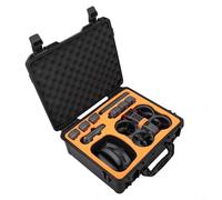 Bolsa de almacenamiento compacta y portátil con protección anticaída, adecuada para actividades al aire libre, color negro (caja de seguridad)