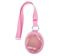 Bolsa de almacenamiento compatible con Tamagotchi Paradise con nailon y construcción para soportar necesidades de almacenamiento de consola y accesorios (rosa)