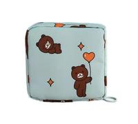 Bolsa de almacenamiento, compresas sanitarias, bolsa de almacenamiento para tampones, bragas menstruales, bolsillo con cremallera, monedero para mujeres adolescentes