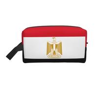 Bolsa de almacenamiento con estampado de la bandera de Bolivia, bolsa de aseo de viaje duradera, accesorio de embalaje de lona portátil para uso diario, gimnasio y viajes, Bandera egipcia, Talla única