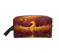 Bolsa de almacenamiento con estampado de tractor - Kit de aseo para afeitar, bolsas de cosméticos de viaje, organizador de embalaje, bolsa portátil, Fantasy Phoenix, Talla única
