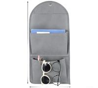Bolsa de almacenamiento con varios compartimentos para organizar los artículos esenciales diarios en la puerta de la pared o el armario, diseño de ahorro de espacio para uso en el hogar, oficina