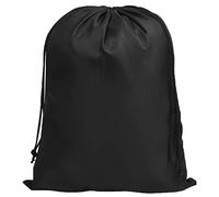 Bolsa de almacenamiento de 110x140 cm, bolsa de almacenamiento extra grande con cordón, bolsa de mudanza negra impermeable, zapatos, almacenamiento de juguetes