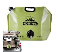 Bolsa de almacenamiento de agua, botella de agua flexible de 8 L, bolsa de almacenamiento a prueba de fugas con grifo ajustable, de hidratación al aire libre para senderismo, viajes, ciclismo