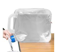 Bolsa de almacenamiento de agua - Botella plegable de 10 litros - Cubo de transporte plegable para pesca, picnic, supervivencia, mochilero, viajes, al aire libre, camping, senderismo