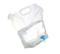 Bolsa de almacenamiento de agua clara: tanque de agua plegable, contenedor portátil | Contenedor de agua con mango ergonómico para camping, trekking, supervivencia, barbacoa, festivales y excursiones