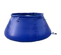 Bolsa de almacenamiento de agua de emergencia, bolsa de transferencia de agua de gran capacidad de 0,2 a 5 toneladas con grifo, sistema redondo de recogida de agua de lluvia, depósito de agua plegable