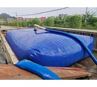 Bolsa de Almacenamiento de Agua, de Material de Resina fácil de rasgar, Plegable, para riego agrícola de Emergencia en Caso de sequía (1000 litros/1,5 * 1 * 0,7 Metros).