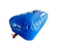Bolsa de almacenamiento de agua de PVC, flexible, con capacidad de 5000 litros, portátil for riego agrícola.