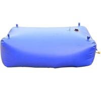 Bolsa de almacenamiento de agua plegable, bolsa de agua portátil de PVC, bolsa de líquido suave para uso en vehículos móviles, capacidad de 1000 litros para una gestión eficiente del agua