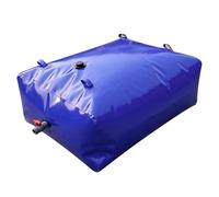 Bolsa de almacenamiento de agua plegable, tanque flexible portátil de gran capacidad, contenedor de agua agrícola con salida, bolsa de almacenamiento de agua de lluvia, para riego agrícola al aire