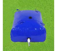 Bolsa de almacenamiento de agua portátil de 670 L, flexible, resistente a la presión, ideal para agricultura, construcción y transporte (1,5 x 0,9 x 0,5 m)