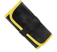 Bolsa de Almacenamiento de Aparejos de Pesca Portátil Enrollable Big Game Bolsa de señuelos de Pesca Cucharas Cebos Jigs Bolsa Protectora de señuelos fundidos Bolsillos(Amarillo)