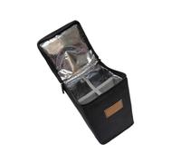 Bolsa de almacenamiento de cilindros de combustibles pequeños, recargables, multifuncional, para estufa, bolsa duradera para tanques pequeños, Black, S