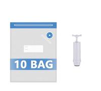 Bolsa De Almacenamiento De Compresión Bolsas de almacenamiento al vacío con bomba manual/eléctrica(10 Bags-Manual Pump)