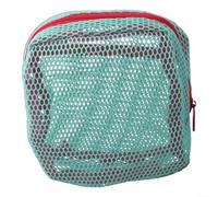 Bolsa de almacenamiento de cosméticos con cordón de colores vivos, lo suficientemente espaciosa como para adaptarse fácilmente a todos tus productos de belleza, Green