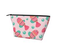Bolsa de Almacenamiento de cosméticos de Moda, Bolsa pequeña con diseño de Peces Tropicales, Gran Capacidad para Maquillaje, lápices, Efectivo, Bolsa Oxford Impermeable para Mujeres, Hombres, niños